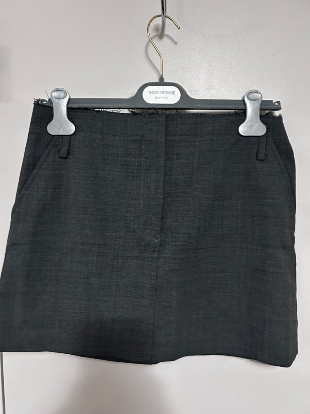 Zara Dark Gray Mini Skirt Womens Size M New With Tags